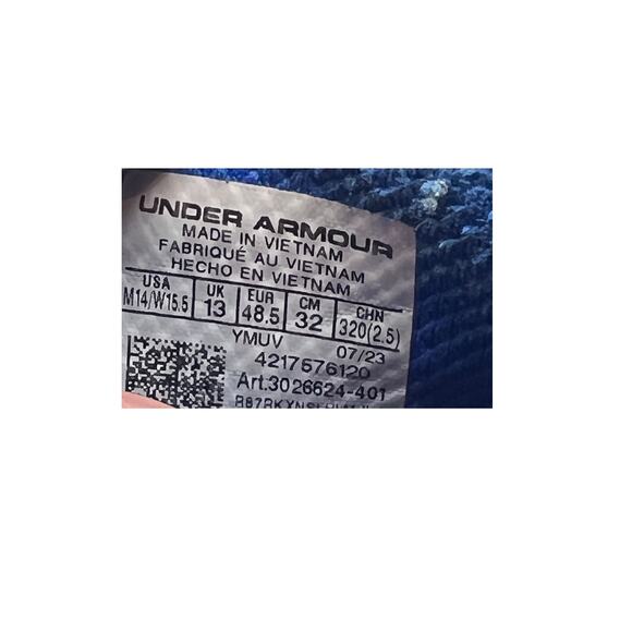 Under Armour Curry Flow 10 Team Team Royal Blue Mens 14 - Picture 7 of 7